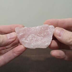Rose Quartz Crystal Rough Stone #A